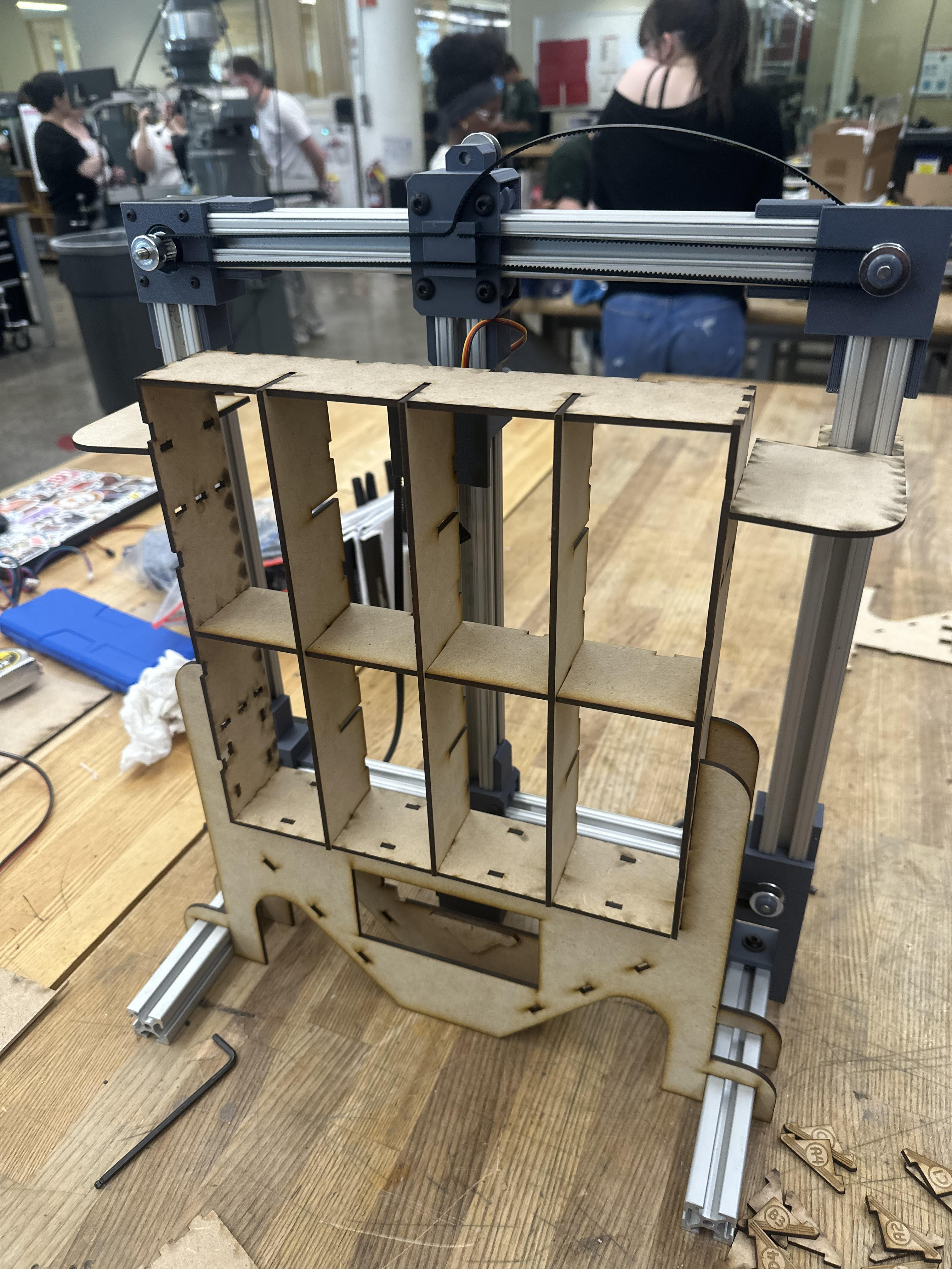 Vending Machine Being Built
